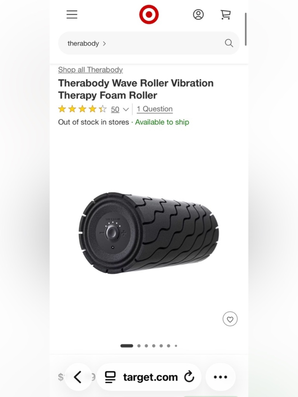 Therabody Wave Roller Vibration Therapy Foam Roller New SOLD OUT in most stores - Picture 13 of 13